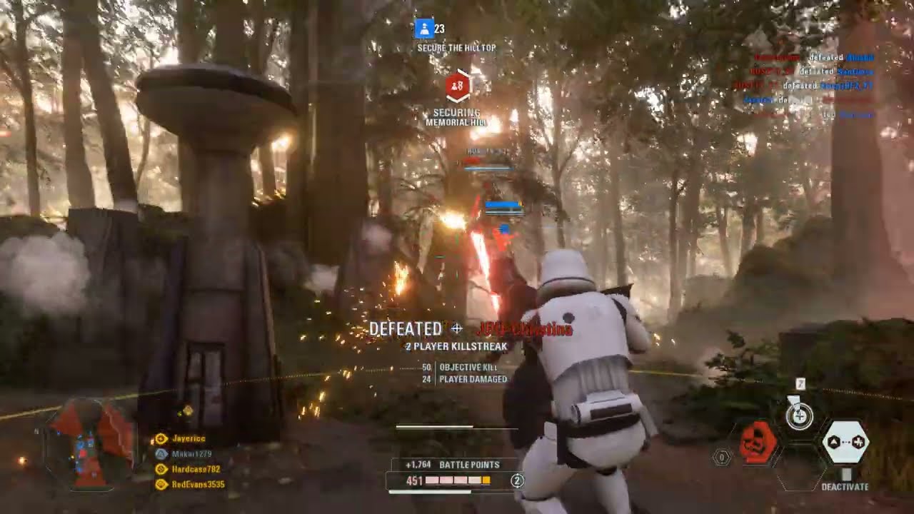 Галактическая штурмовая операция &mdash; Первый Орден на Такодане &mdash; KYBER SWBF2 [4K] (Без комментариев)