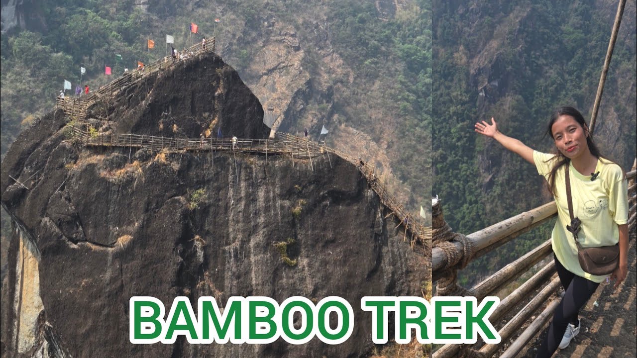 Dangerous trekking in Meghalaya.