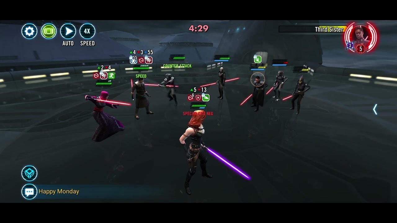 Starkiller vs Reva Lead Inquisitors 5v5 GAC