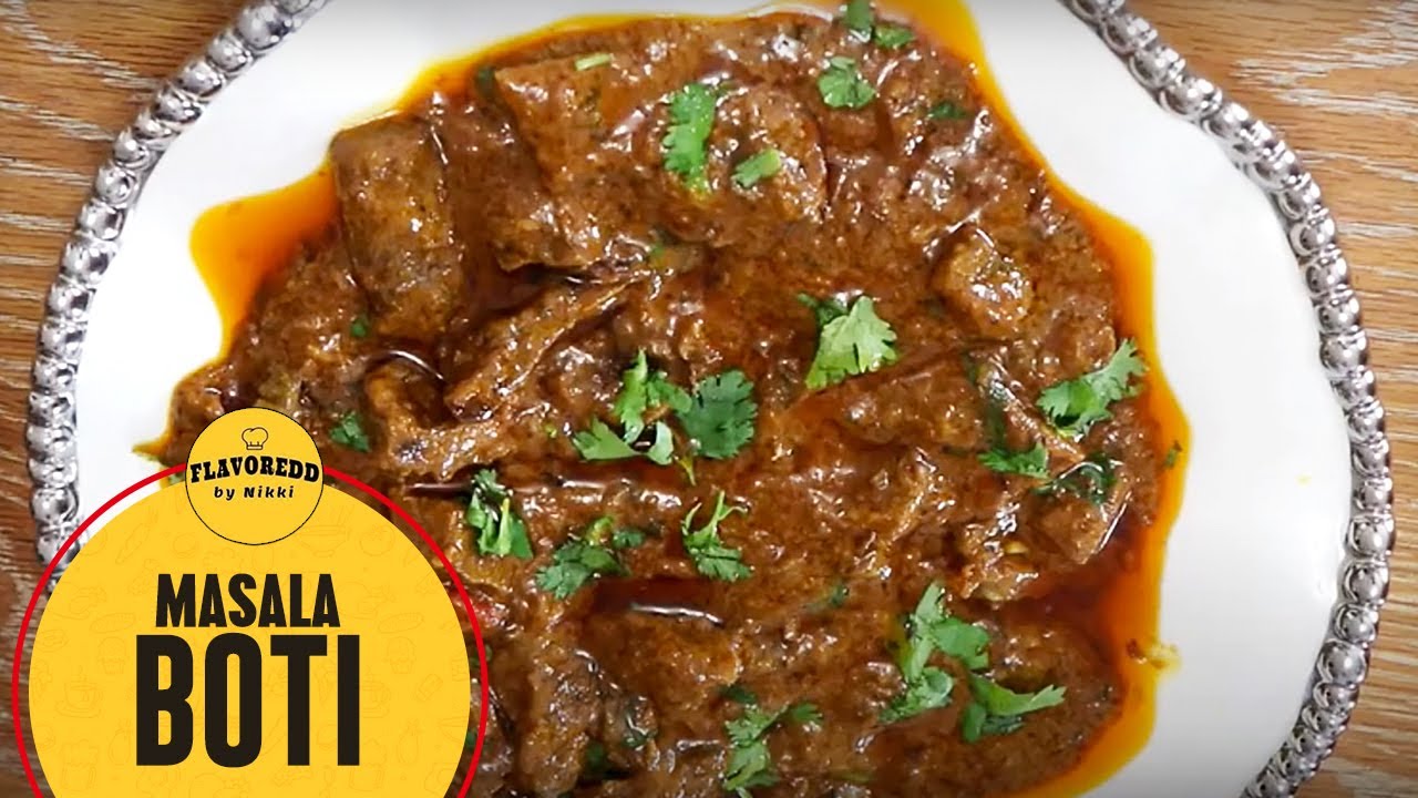 Bhuna Gosht Recipe | Best Masala Boti Recipe by Flavoredd by Nikki