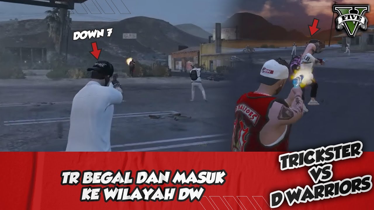 DW VS TR | TR MASUK KE SANDY SHORES LANGSUNG DI KEJAR DW | GTA V ROLEPLAY #hopefully
