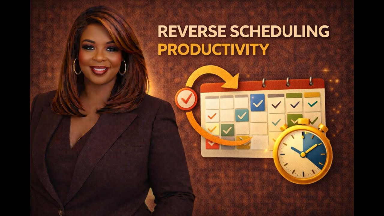 Reverse Scheduling: A Practical Productivity Framework