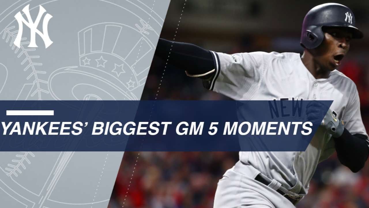 Watch the Yankees' big moments from ALDS Gm 5