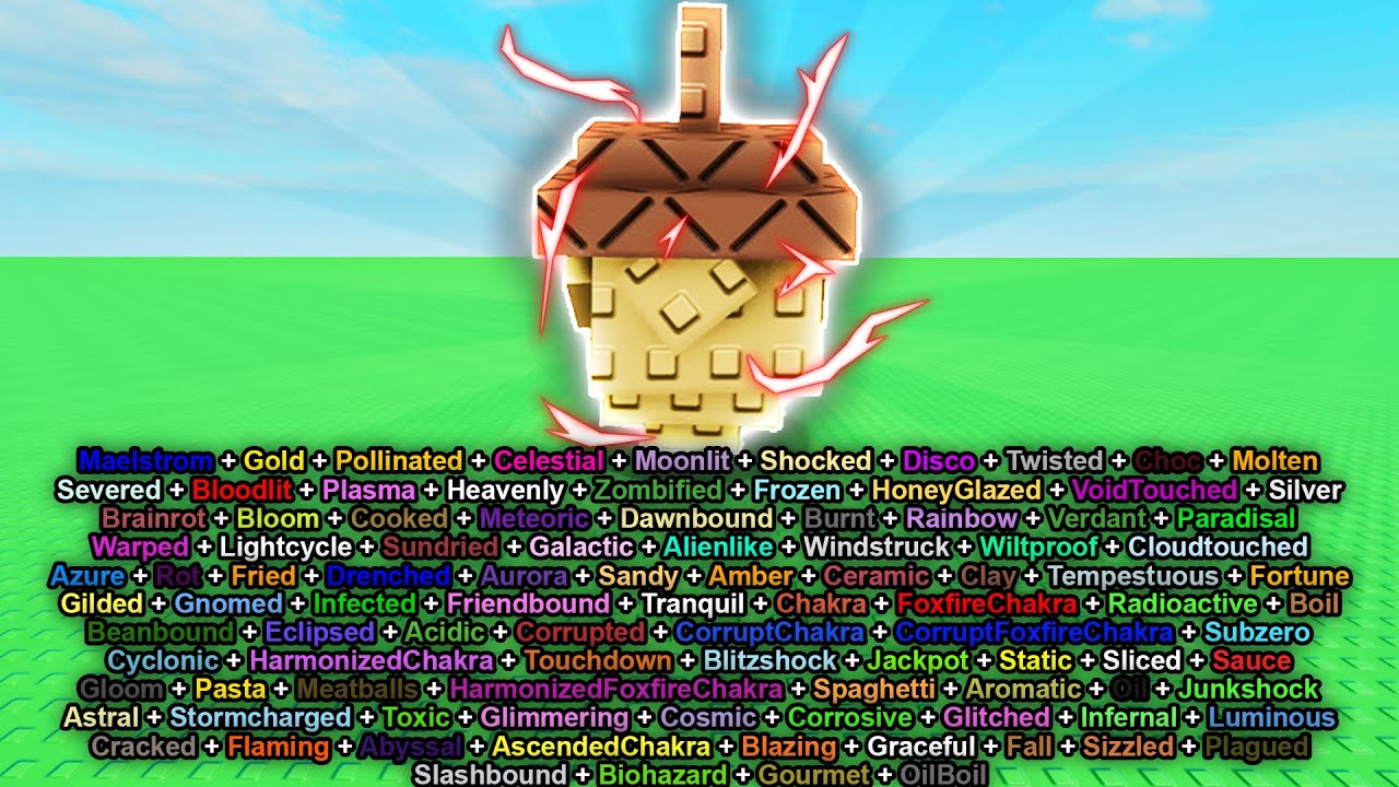 I Grew EVERY MUTATION On ACORN In Roblox Grow A Garden...