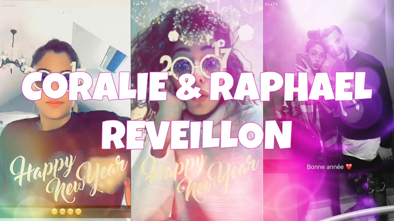 Coralie Raphael Réveillon - Snapchat Story