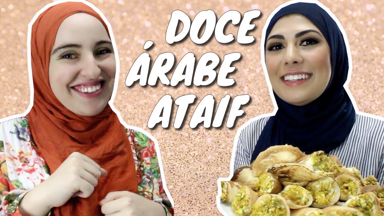 RECEITA ÁRABE! DOCE LIBANÊS: ATAIF!