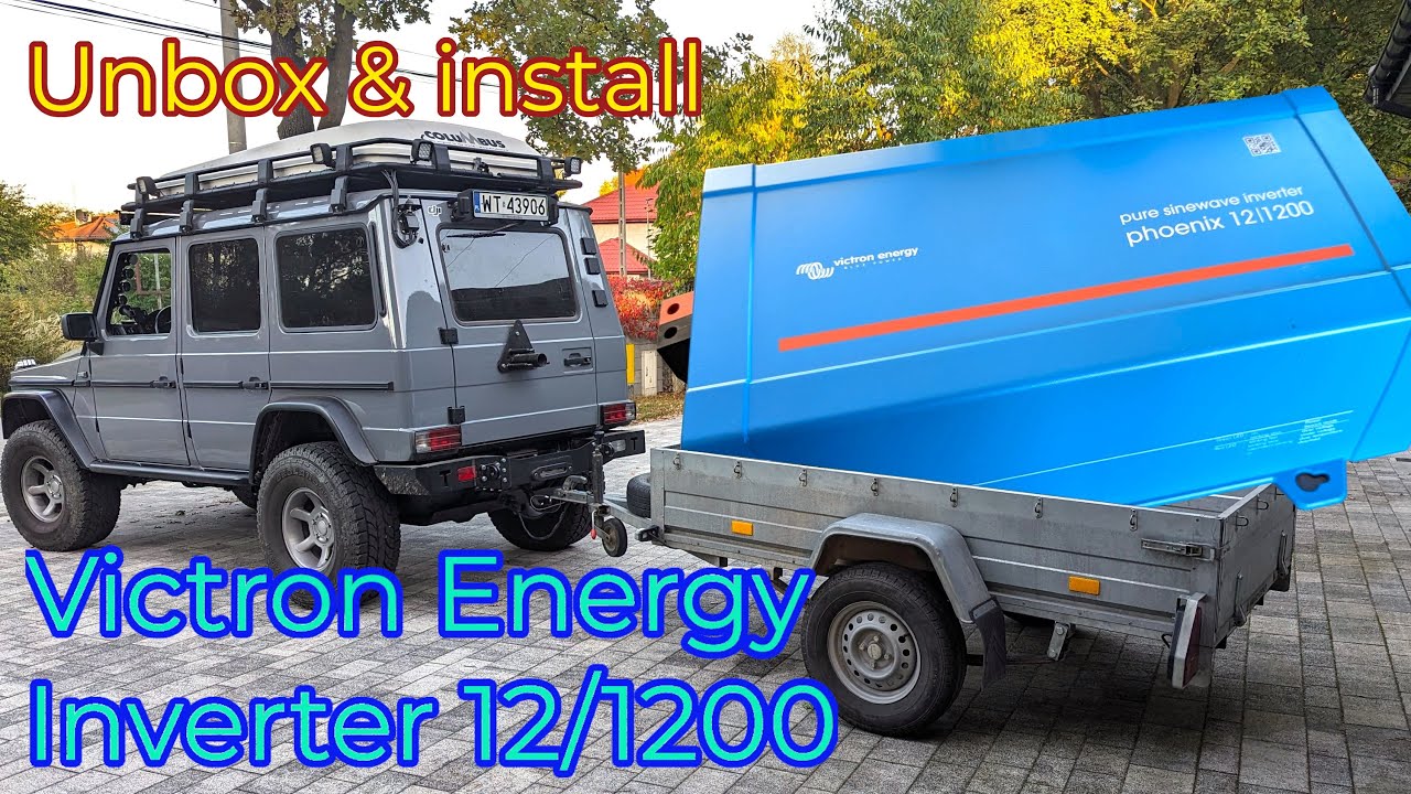 Unbox and install Victron Energy Phoenix Inverter 12/1200 VA