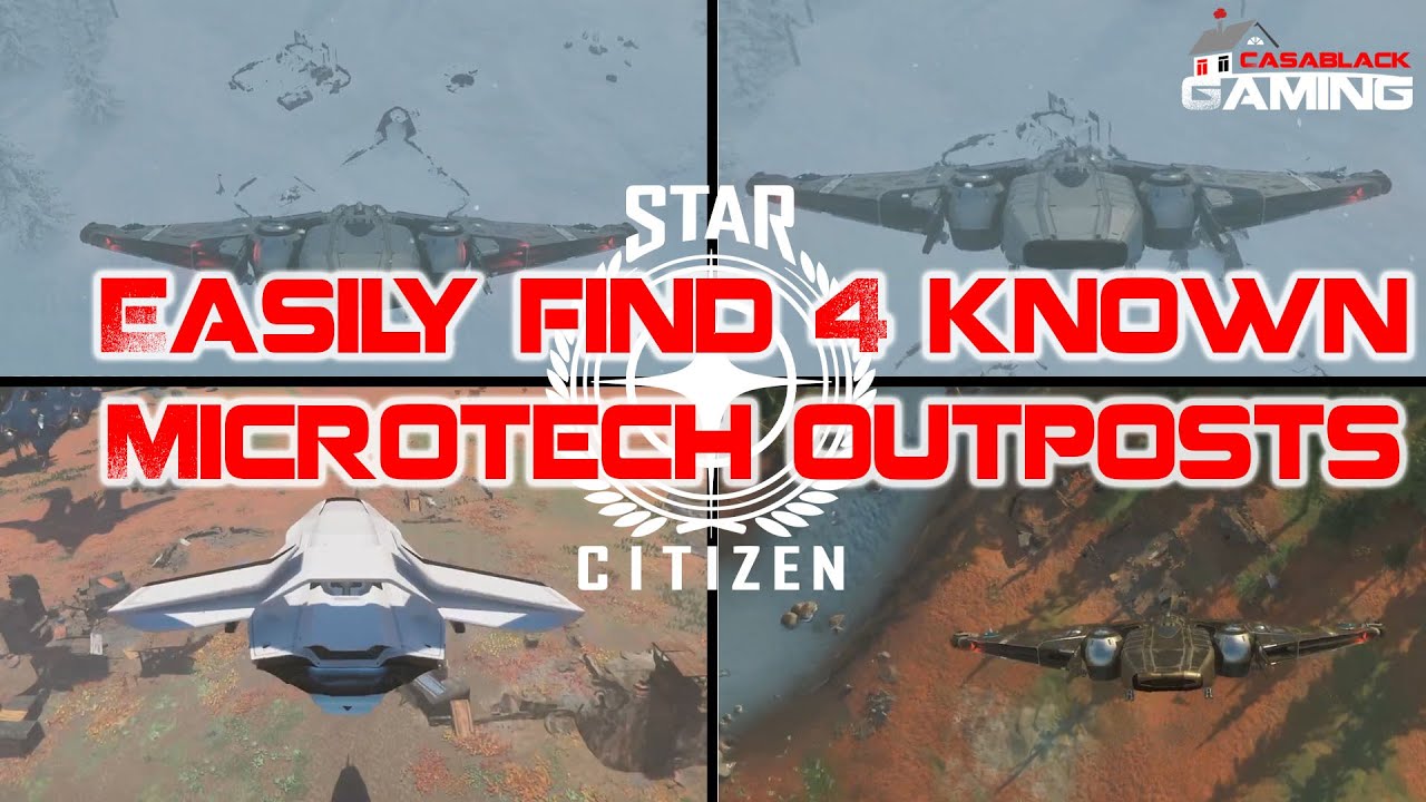How to Find Four Known Microtech Colonial Outposts Easily in Star Citizen