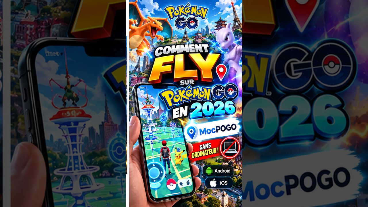 Comment FLY sur Pok&eacute;mon GO sur Android en 2026 SANS ROOT & SANS PC ? 📍 MocPOGO