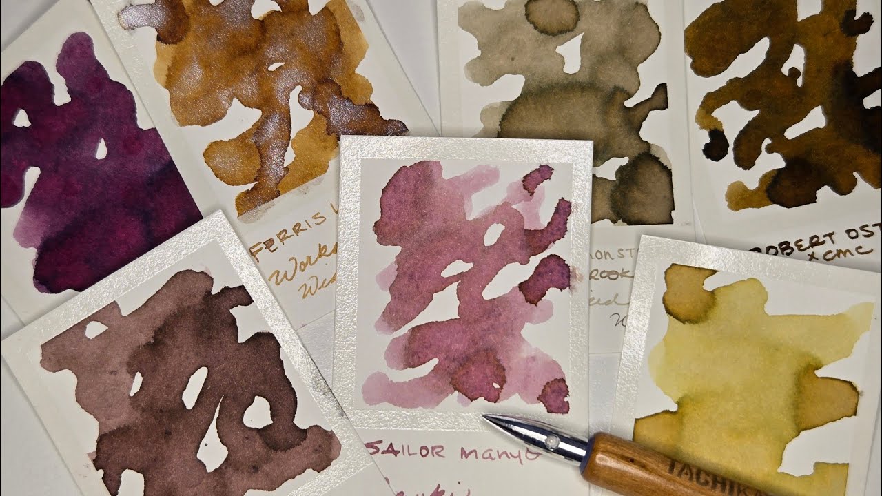 ✨️ Swatching 7 New Inks! Ink Swap! ✨️