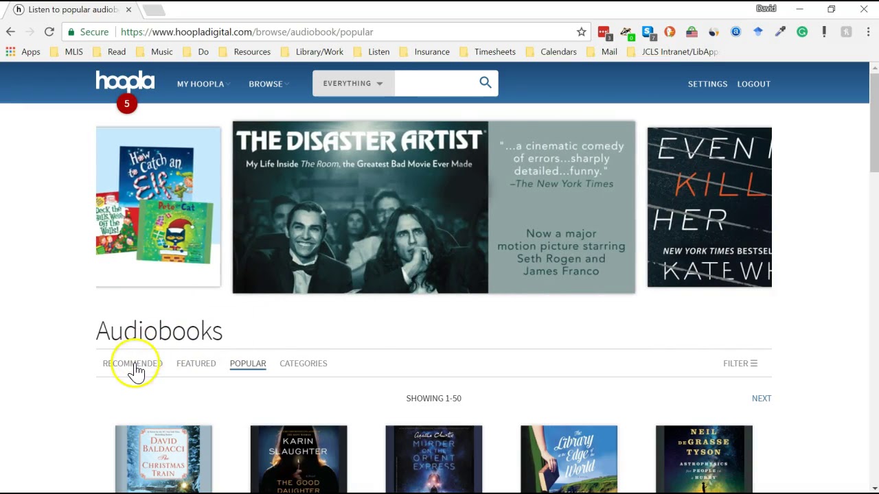 Hoopla: How to Borrow a Title on a Desktop or Laptop