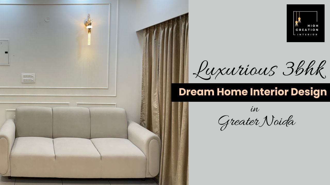 3BHK Flat Interior Design: Inside Coco County Greater Noida (Noida Extension)
