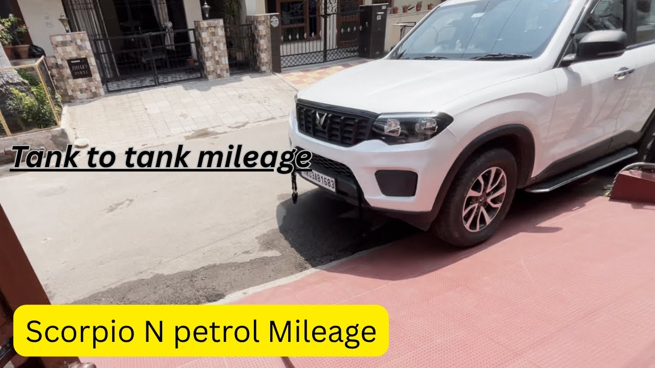 Scorpio N petrol Z2 Mileage test after 2 years| Shocking mileage @Mahindra Automotive #scorpio