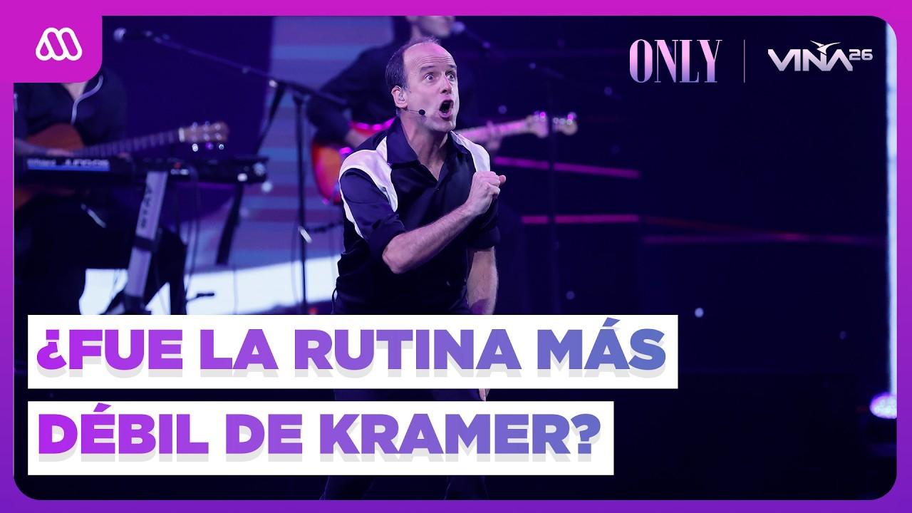 ¿Fue su presentación en Viña 2026 la más débil de Stefan Kramer? El panel de Only Viña lo analiza