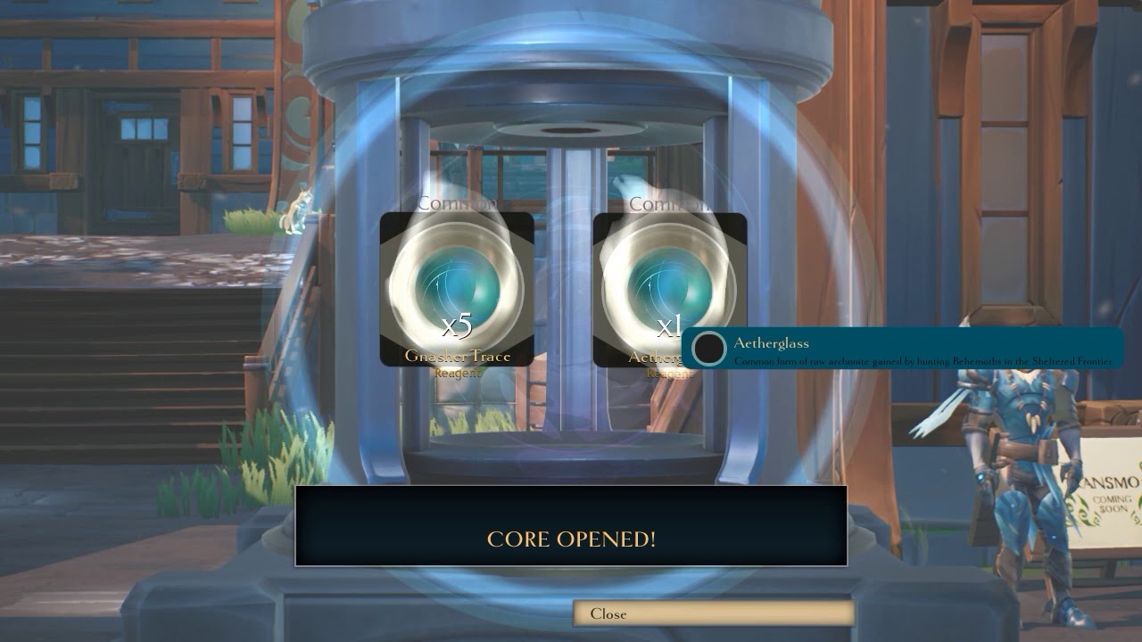 Dauntless (Closed BETA) Core breaking for crafting materials