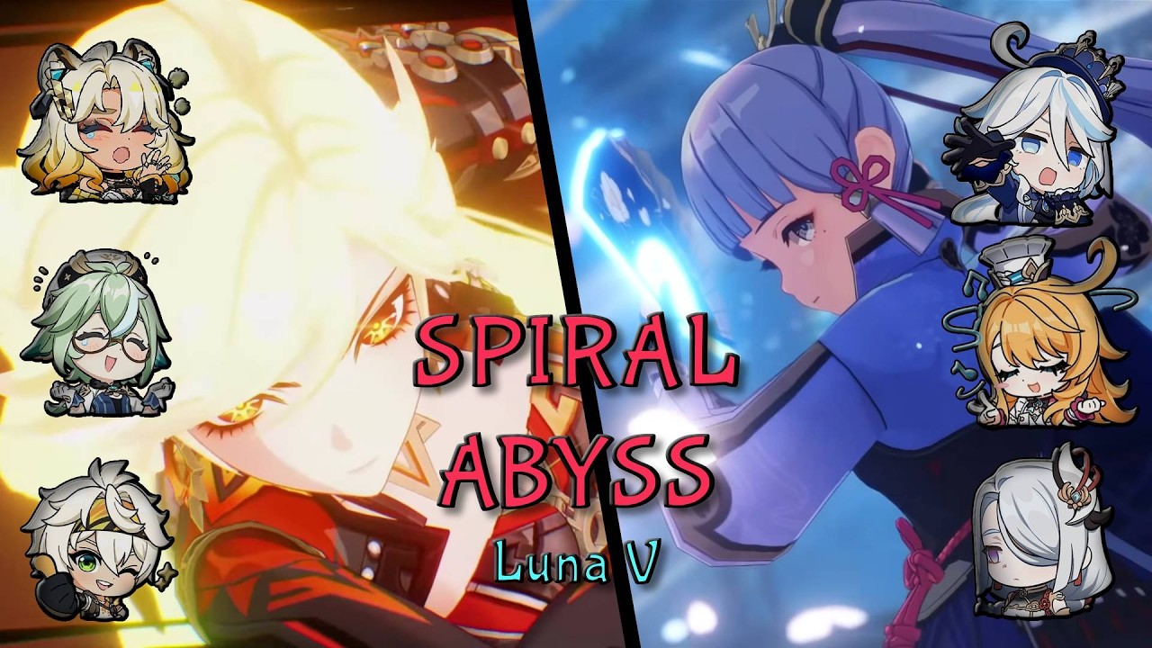 Mavuika Mono pyro & Ayaka Freeze | Piso 12 9 Stars F2P | Abismo Luna V (6.4)