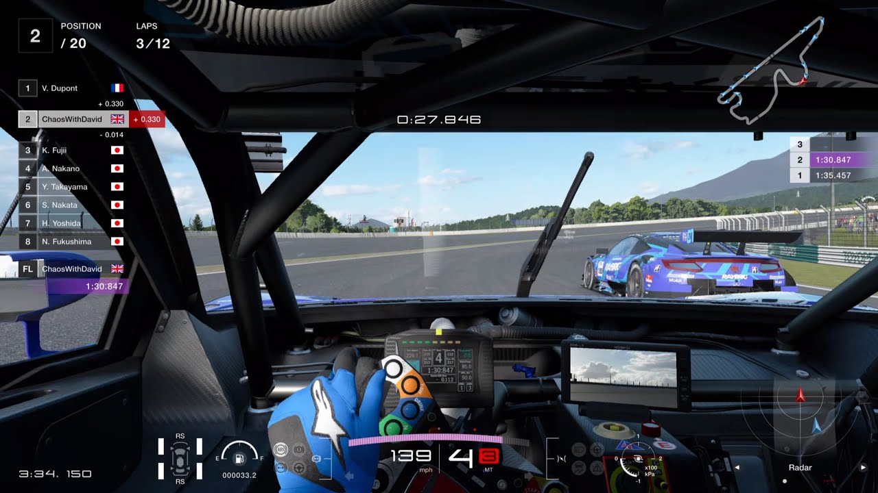 GT Sport - Honda Raybrig NSX Concept-GT '16 POV 16th to 1st