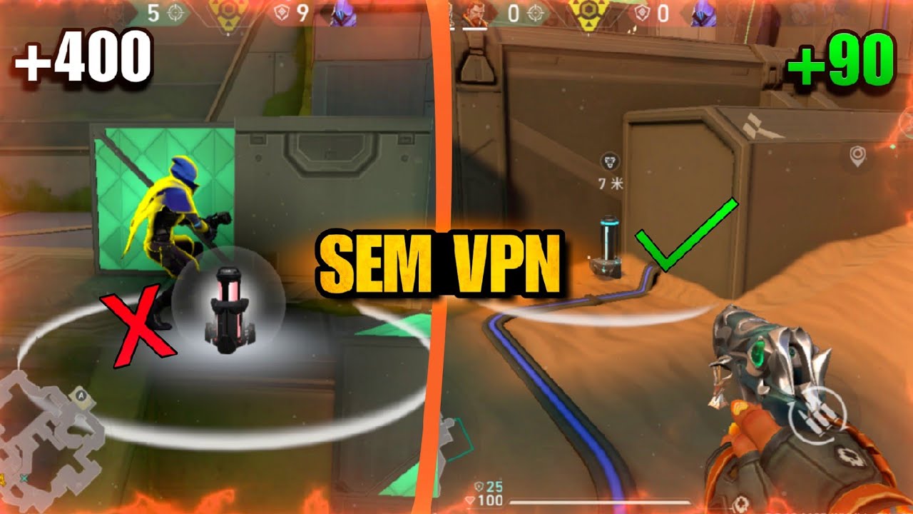 VALORANT MOBILE Com PING Baixo Sem VPN - COMO JOGAR VALORANT COM PING BAIXO EM CELULAR FRACO