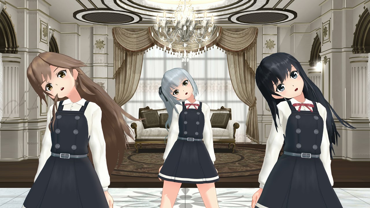 [艦これMMD]　朝潮型でライアーダンス