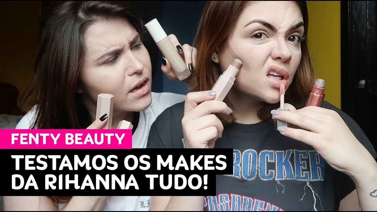 Testados: base, sticks, esponja e gloss da Fenty Beauty, linha da Rihanna • Karol Pinheiro