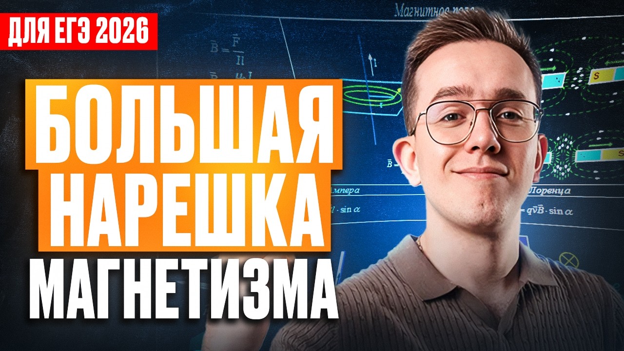 За 2 часа закрываем ВЕСЬ магнетизм — решаем всё, что реально будет на ЕГЭ по физике 2026