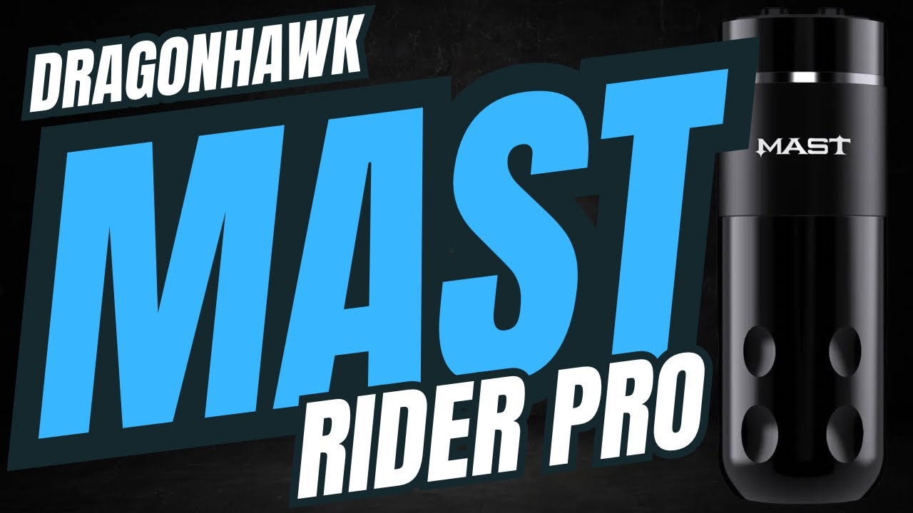 MAST RIDER PRO Máquina SUPER Compacta - Dragonhawk Tattoo Pen
