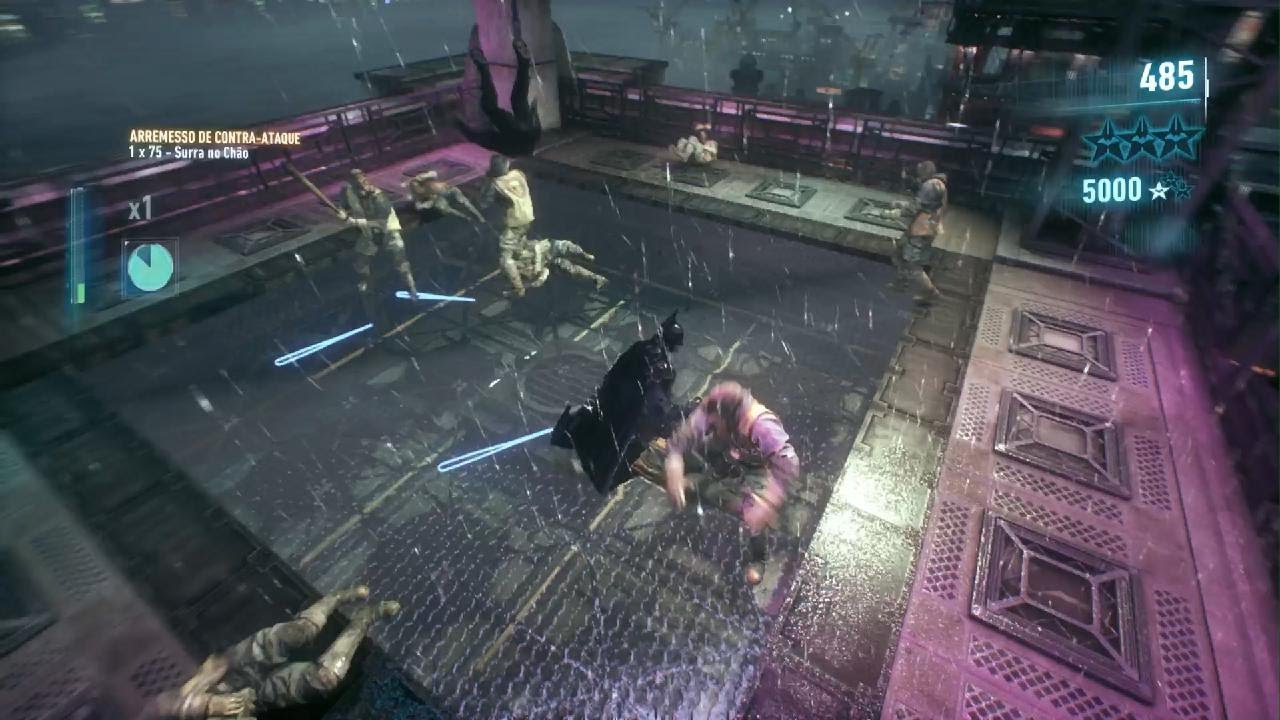 BATMAN: ARKHAM KNIGHT troféu maldido aula de brutalidade