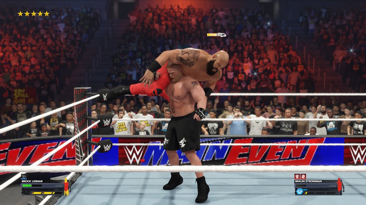 Main Event 2026 Turns Into a Power War as Brock Lesnar Faces Braun Strowman - WWE 2K24