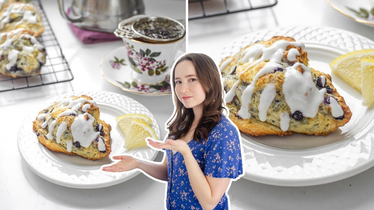 Чернично-лимонные булочки с греческим йогуртом!