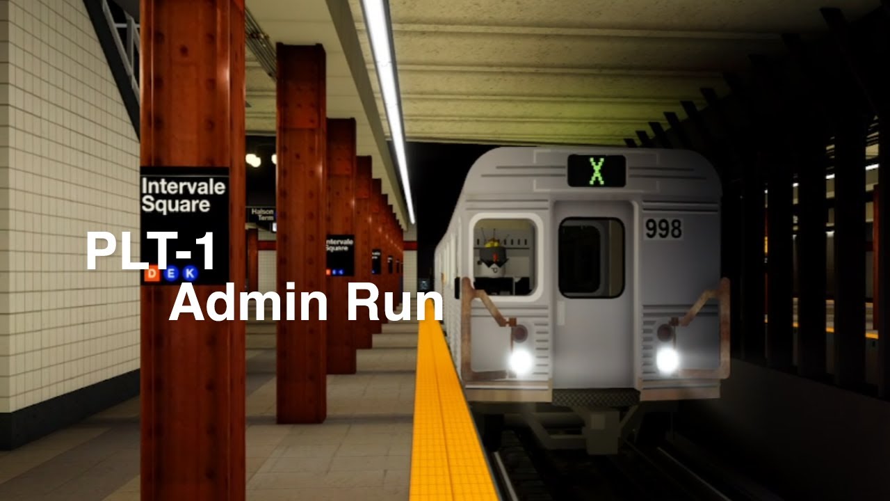 PLT-1 Work Train Run | ROBLOX PTA 5th Ave Lines