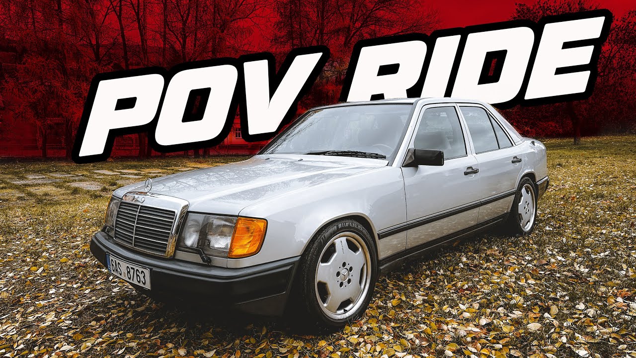 Autumn ride with Mercedes Benz 300E W124 | POV Ride