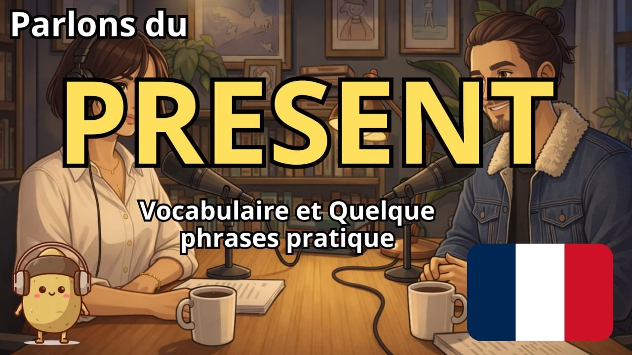 Le PRÉSENT en français expliqué simplement. Parler de sa routine, ses goûts et maintenant.