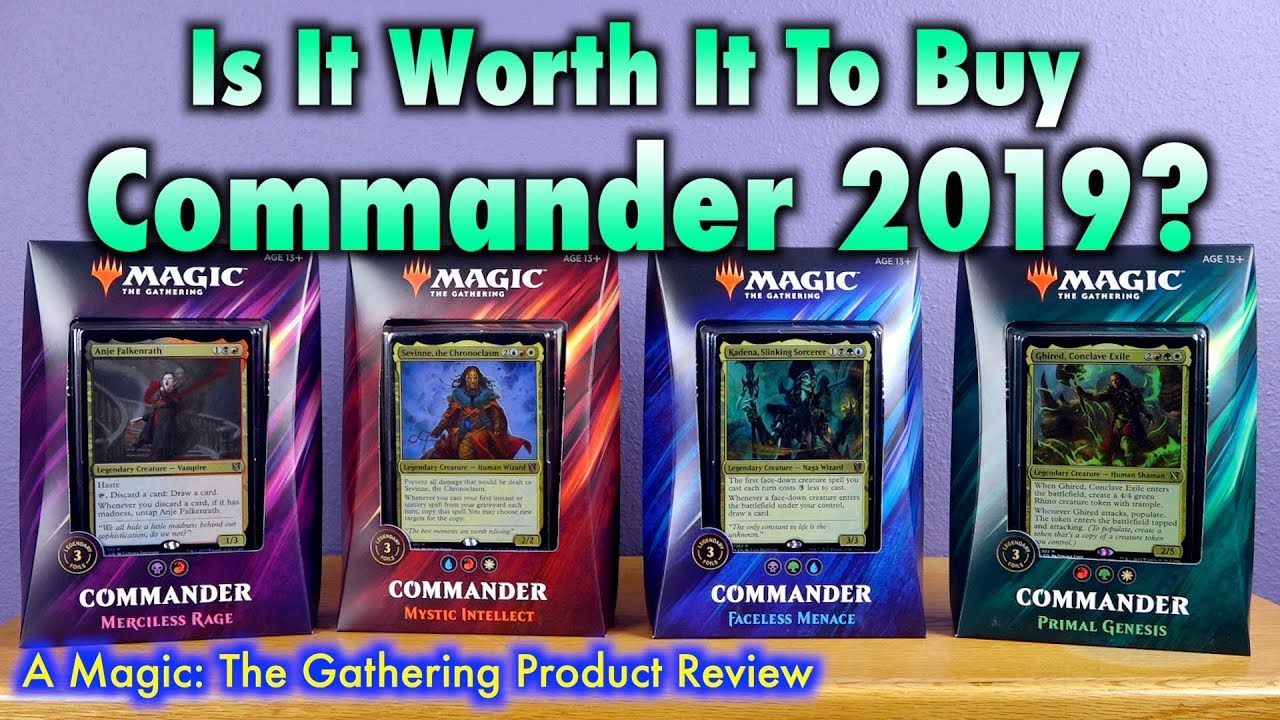 Стоит ли покупать колоду «Командир» 2019 года для Magic: The Gathering?
