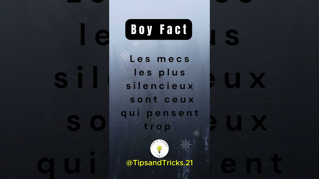 Boy Fact🔥 