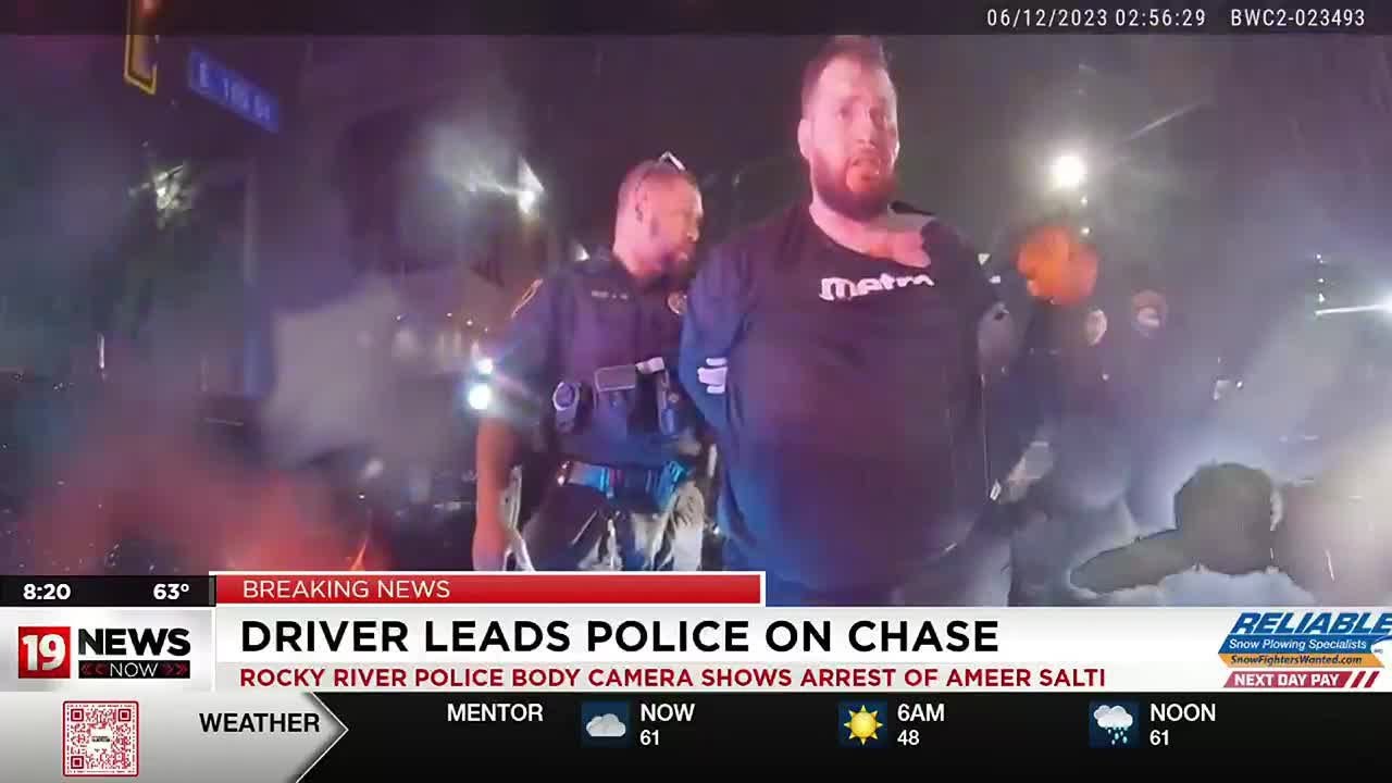 Driver leads Rocky River police on chase into Cleveland