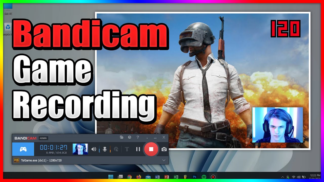 How to record your gameplay using Bandicam, Game Recording Mode