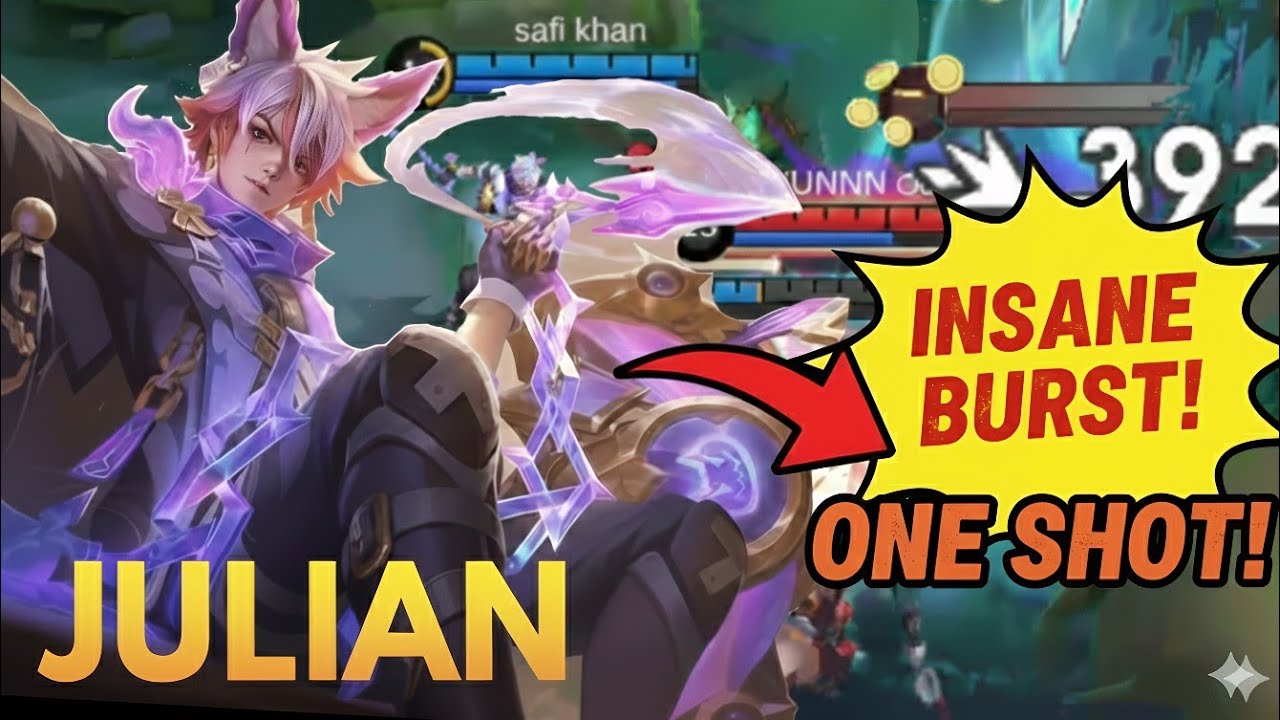 Julian 2026 Best Build: 1 Combo = 1 Kill! 🪄 (Safixe Non MLBB)