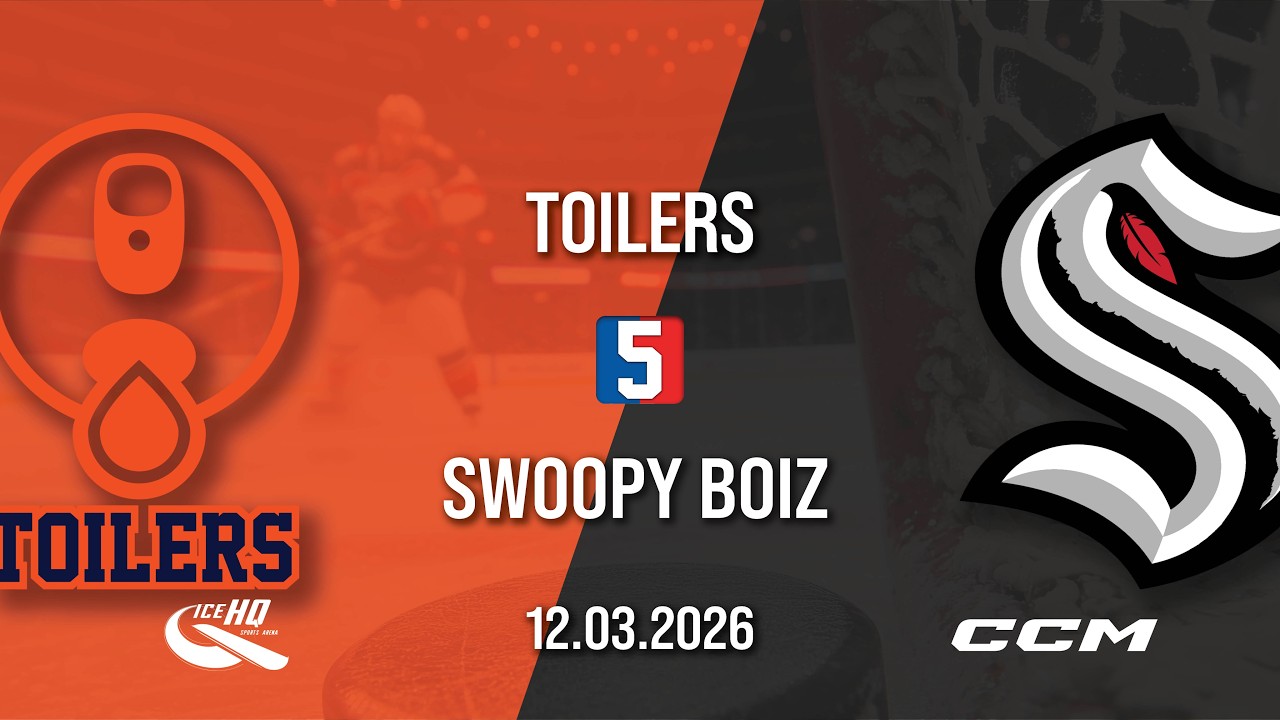 Toilers vs Swoopy Boiz - Div 5 - 12th March - iceHQ Rec League ice hockey