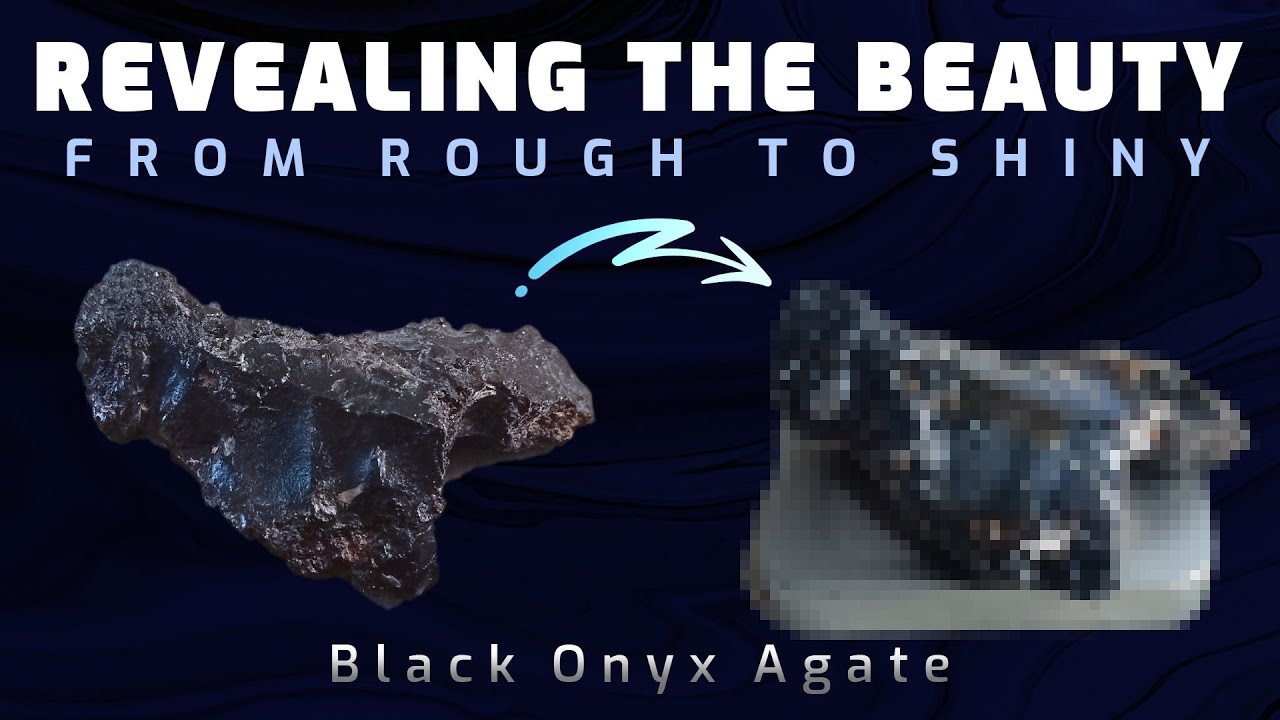 Polishing a Deep Black Onyx Agate - The Ultimate Mirror Finish