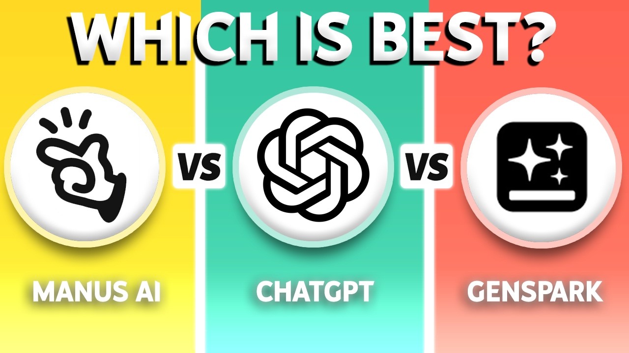 Manus AI vs ChatGPT vs Genspark (2026) - Which One Is BEST?