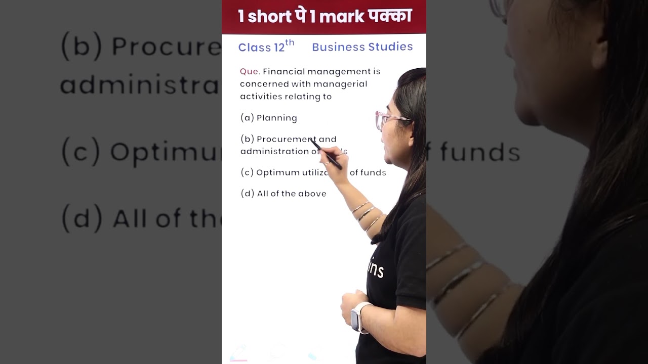 financial management cbse oswal question 