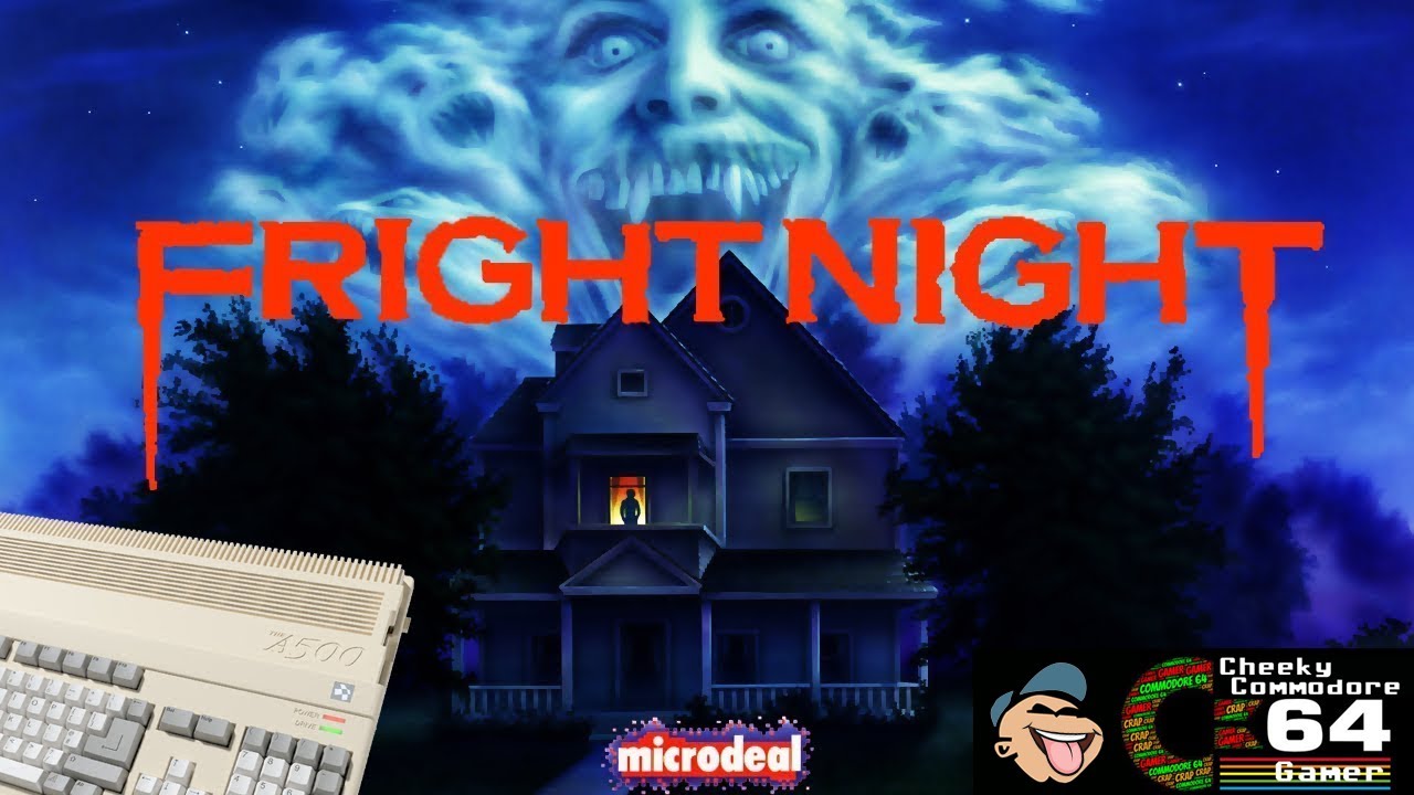 FRIGHT NIGHT – Commodore Amiga (1988) | Vampire Arcade Action in Jerry's Mansion