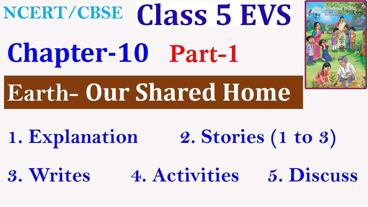 NCERT Class 5 EVS Chapter 10 Earth- Our Shared Home Explanation