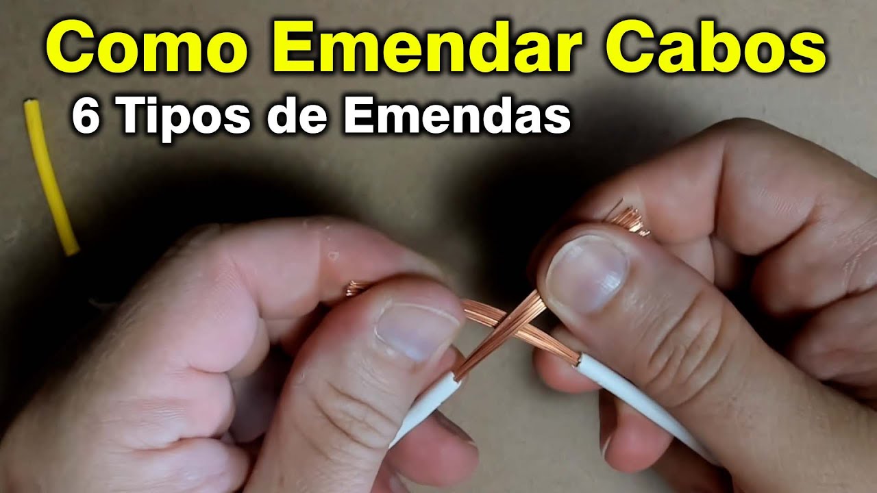 Como Fazer Emendas em Cabos Elétricos! Awesome Idea! How to Twist Electric Wire Together! Properly