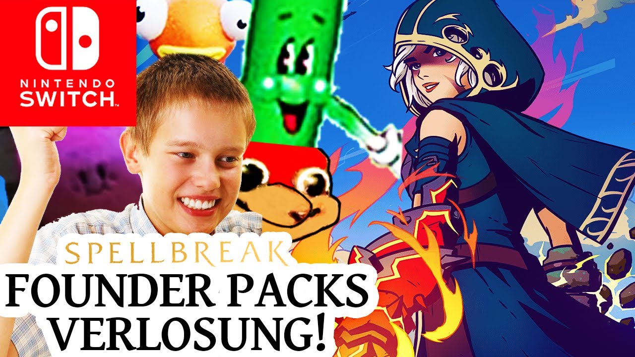 Ich VERLOSE 2 FOUNDER PACKS & GRAFIK BUG! Spellbreak Battle Royale for Nintendo Switch Deutsch