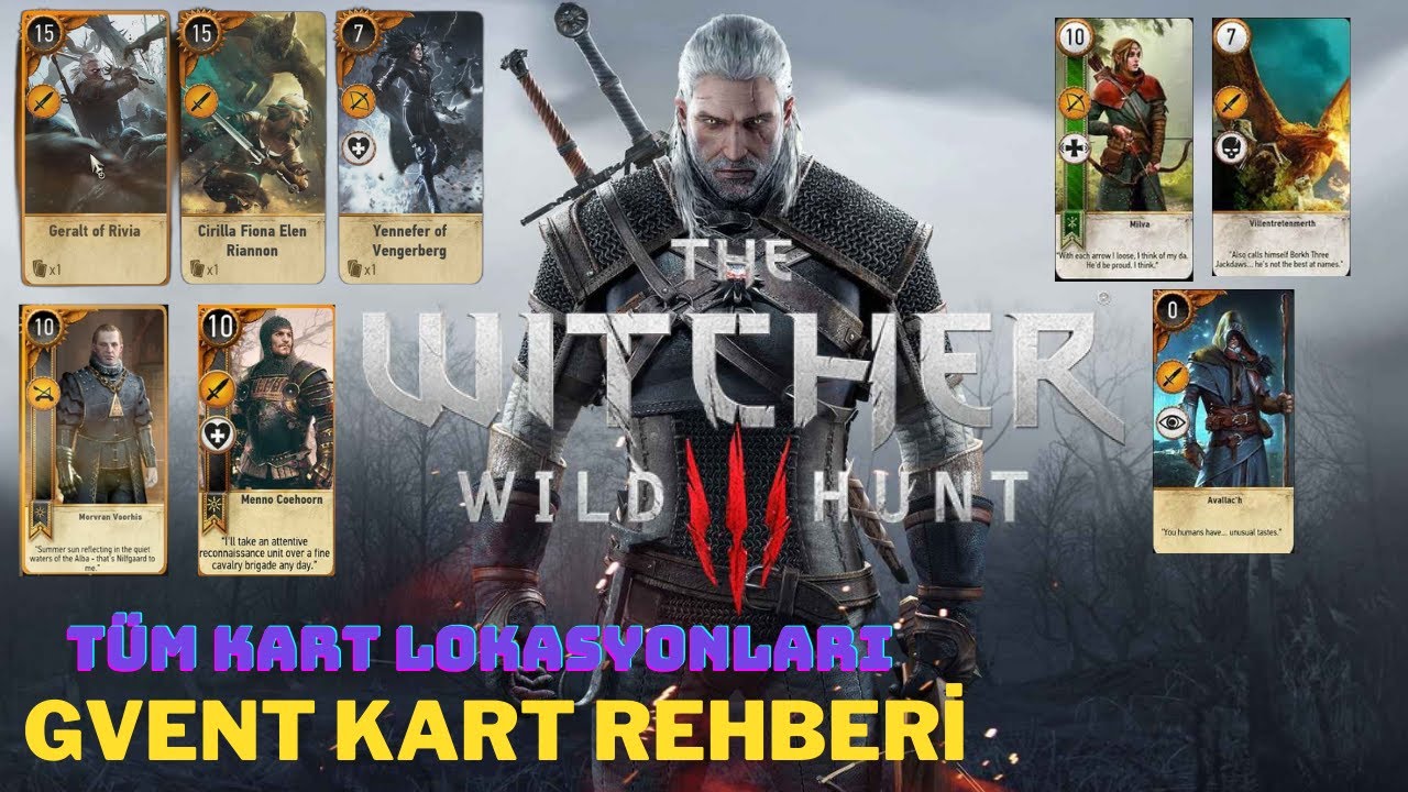 Gvent Kartları Rehberi | The Witcher 3