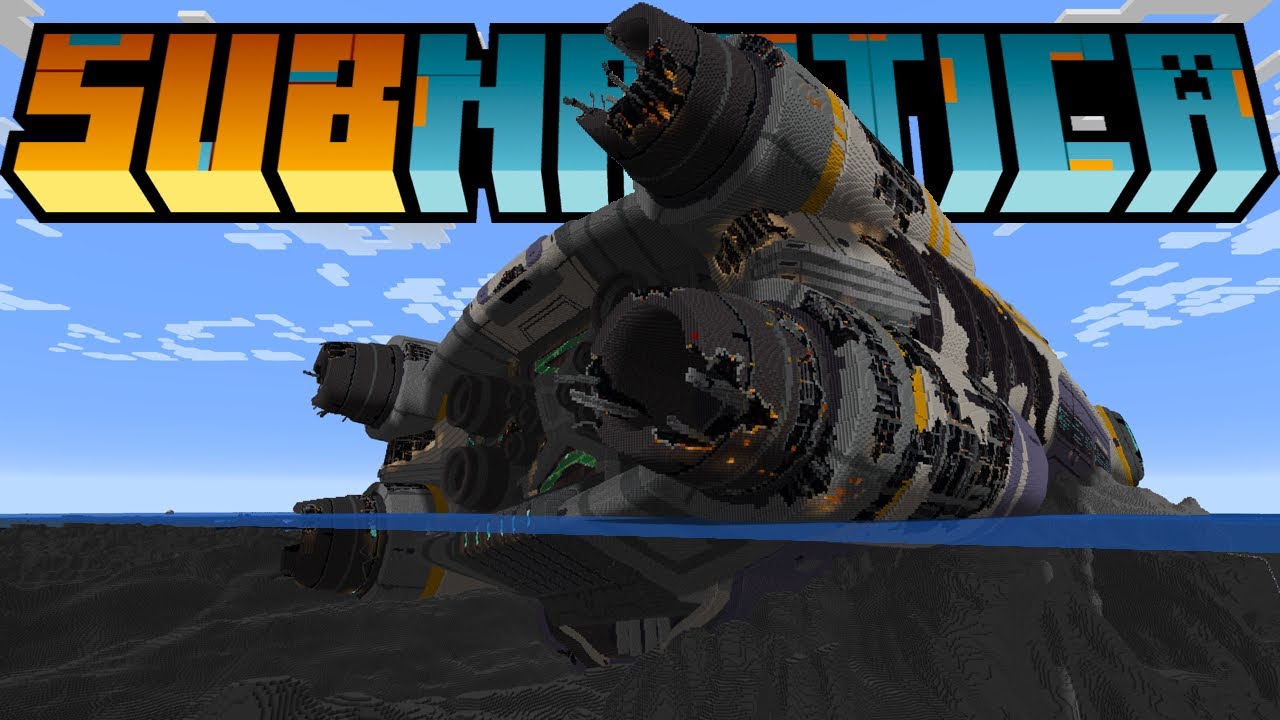 Building ALL of Subnautica at FULL scale in Minecraft // part 1