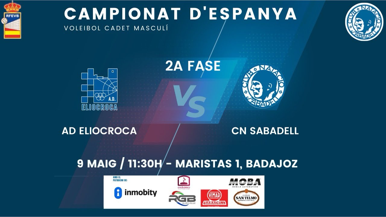 CE CADETE AD ELIOCROCA - CN SABADELL