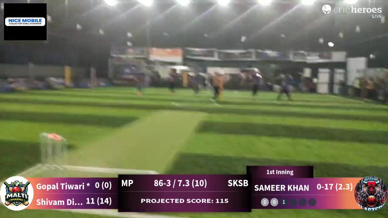 S K S Blasters vs Malti Pharma live cricket match | Turf Titans Premier League live - Turf Titans F