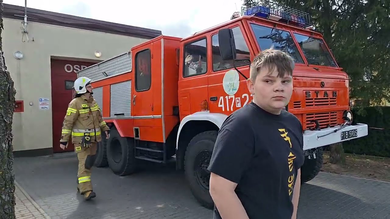 [GES 110] [TRĄBY] Alarmowanie i wyjazd alarmowy do pożaru stogu 🚒🚨♨️🔥